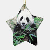 Panda Keramisch Ornament (Links)