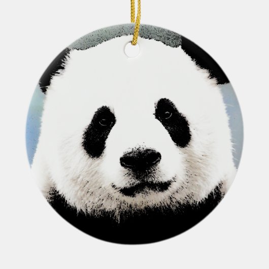 Panda Keramisch Ornament (Voorkant)