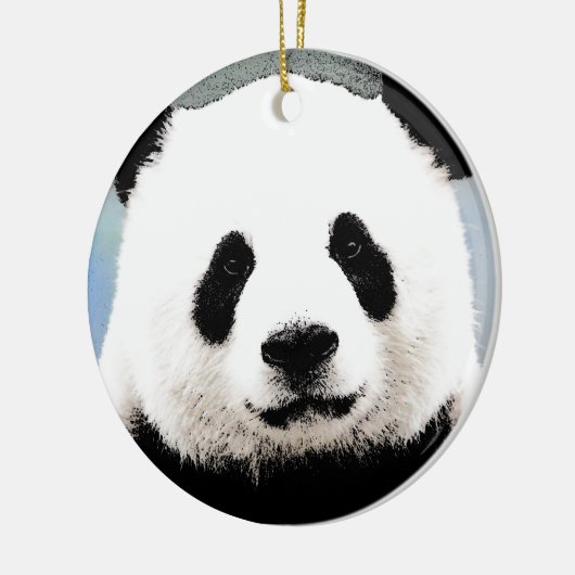 Panda Keramisch Ornament (Links)