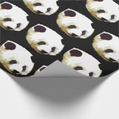 Panda Kerst Inpakpapier (Hoek)