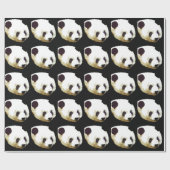 Panda Kerst Inpakpapier (Vlak)