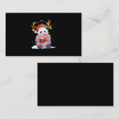 Panda kerst notitiekaartje (Voorkant / Achterkant)