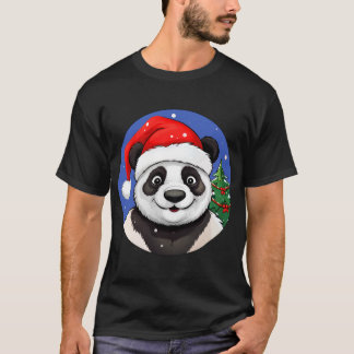 Panda Kerst T-Shirt