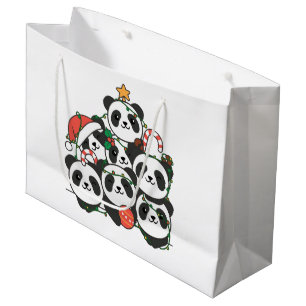 Panda kerstboom Funny Animal Kerstmis Grote Groot Cadeauzakje