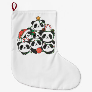 Panda kerstboom Funny Animal Kerstmis Grote Kerstsok