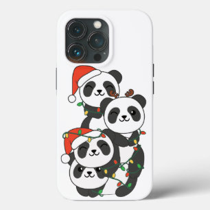 Panda kerstboomdieren Pandas Case-Mate iPhone Case
