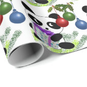 Panda kerstcadeau cadeaupapier (Rol Hoek)