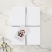 Panda Kerstcadeau Tags Cadeaulabel (Met Touw)