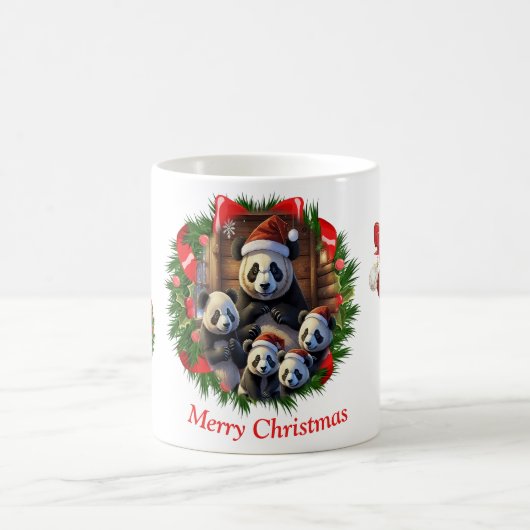 Panda Kerstmis Koffiemok (Center)