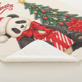 Panda Kerstmis Sherpa Deken (3/4)