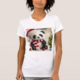 Panda Kerstmis T-shirt