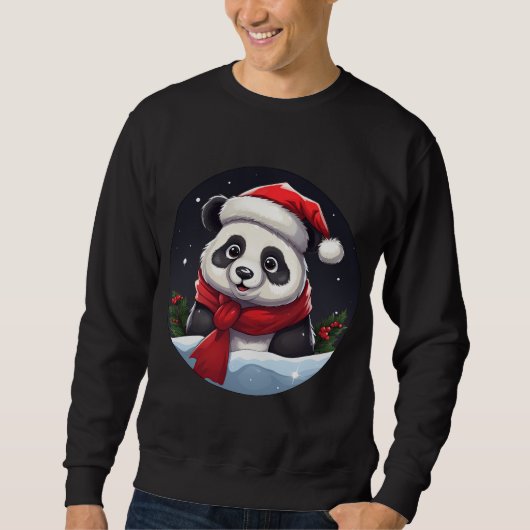 Panda Kerstmis Trui (Voorkant)