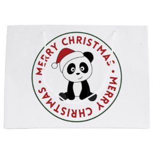 Panda Kerstsneeuwwinterdieren Pandas Large G Groot Cadeauzakje