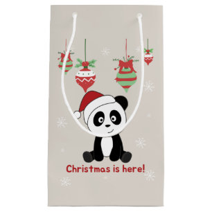 Panda Kerstsneeuwwinterdieren Pandas Small G Klein Cadeauzakje