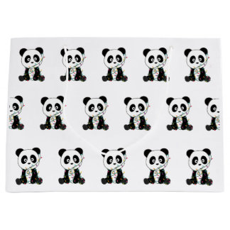 Panda Kerstwinter Groot Cadeauzakje