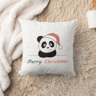 Panda Kerstwinter Kussen