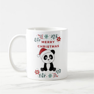 Panda Kerstwinter winterdieren Pandas Coffee  Koffiemok