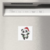 Panda Kerstwinterdieren Pandas Magnet (Insitu (Vaatwasser))