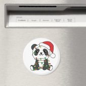 Panda Kerstwinterdieren Pandas Magnet (Insitu (Vaatwasser))