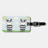 Panda Kids Bagagelabel (Voorkant horizontaal)