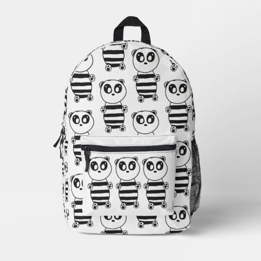 Panda Kids Bedrukte Rugzak (Voorkant)