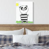 Panda Kids Canvas Afdruk (Insitu (Slaapkamer))