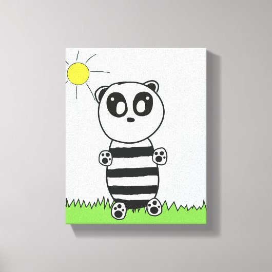Panda Kids    Canvas Afdruk (Voorkant)