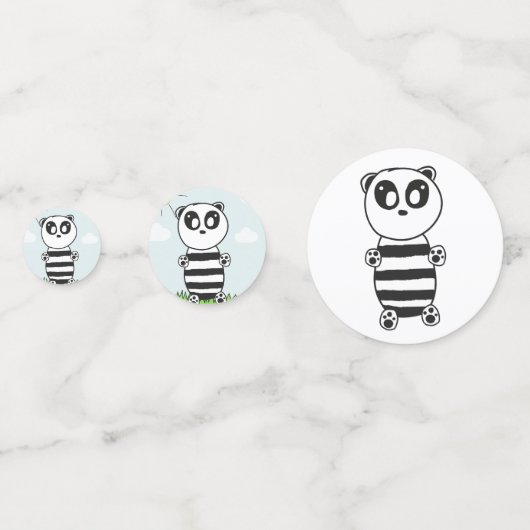Panda Kids Confetti (Achterkanten)