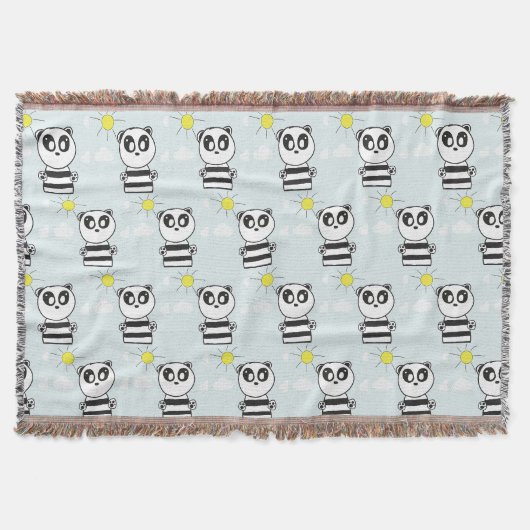 Panda Kids Deken (Voorkant)