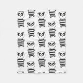 Panda Kids Fleece Deken (Voorkant)