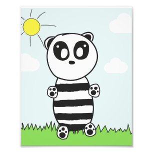 Panda Kids Foto Afdruk