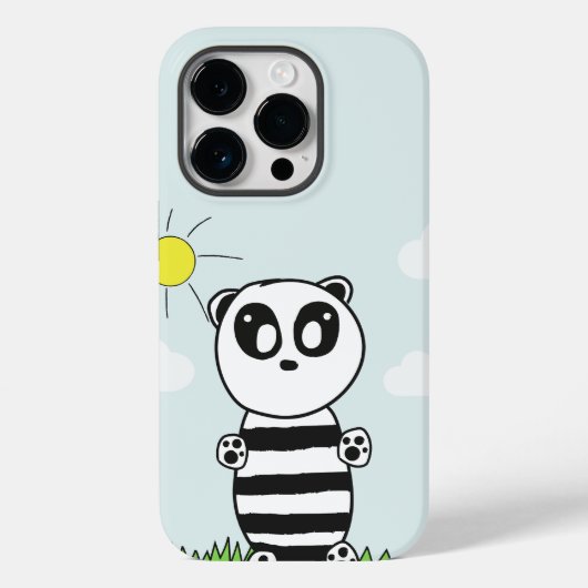 Panda Kids Keramische versiering Case-Mate iPhone Case (Achterkant)