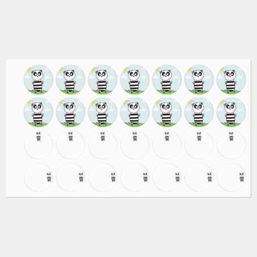 Panda Kids Labels (Vel)