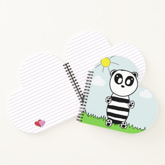 Panda Kids    Notitieboek (Binnen)