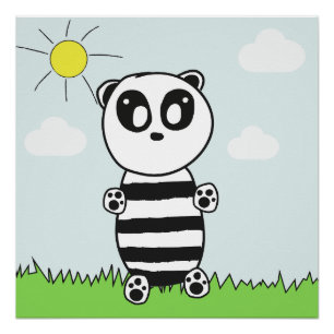 Panda Kids Perfect Poster