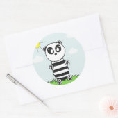 Panda Kids Ronde Sticker (Envelop)