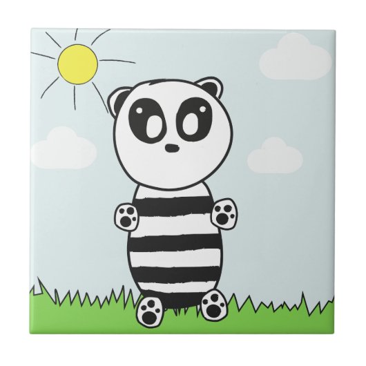 Panda Kids Tegeltje (Voorkant)