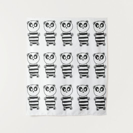 Panda Kids Wandkleed (Voorkant)