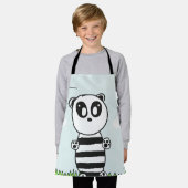 Panda Kind Schort (Gedragen)