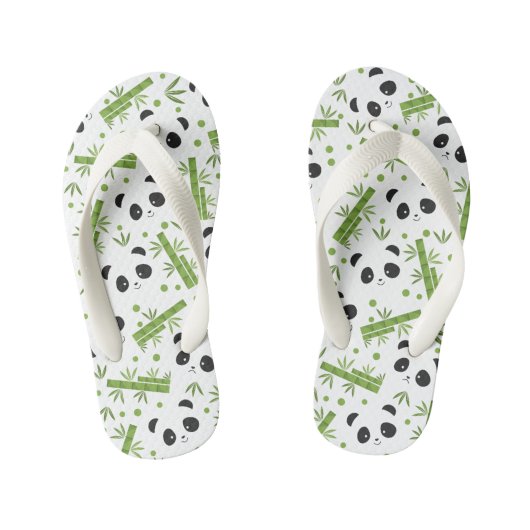 Panda Kinder Teenslippers (Voetbed)