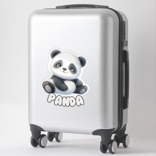 PANDA - KINDERDAGVERBLIJF STICKER (Koffer)