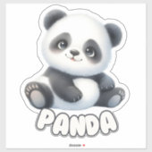 PANDA - KINDERDAGVERBLIJF STICKER (Vel)