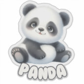 PANDA - KINDERDAGVERBLIJF STICKER (Voorkant)