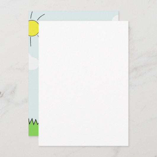 Panda Kinderen Aankondiging (Voorkant / Achterkant)