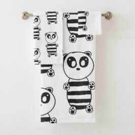 Panda Kinderen Bad Handdoek