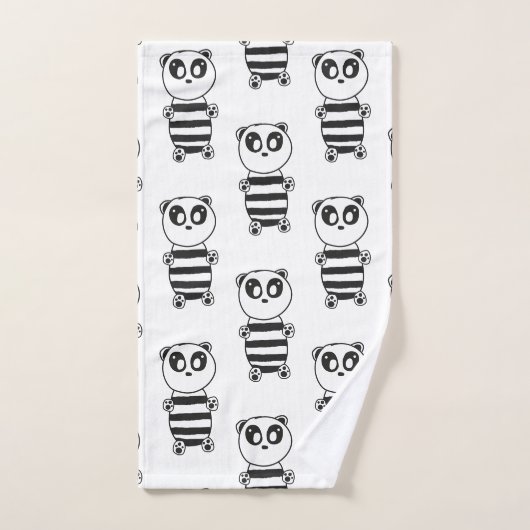 Panda Kinderen Bad Handdoek (Handdoek)