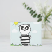 Panda Kinderen Briefkaart (Staand voorkant)