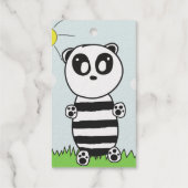 Panda Kinderen Cadeaulabels (Achterkant)