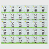 Panda Kinderen Cadeaupapier (Vlak)
