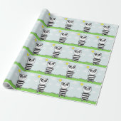 Panda Kinderen Cadeaupapier (Uitgerold)